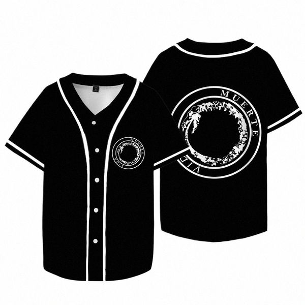 Canserbero Бейсбольная куртка Vida Album Merch Женщины Мужчины Fi Повседневная футболка с коротким рукавом Уличная одежда Топ U8hn #