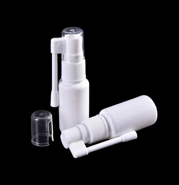 Atomizzatore nasale portatile con spruzzatore con rotazione di 360 gradi nebulizzatore per pompa nasale in plastica bianca Flaconi spray naso vuoto 10ml6554818