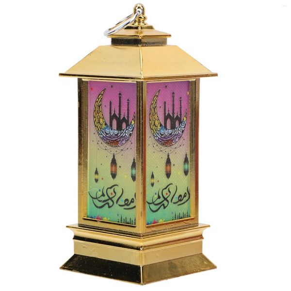 Portacandele Tavolo da pranzo Decorazioni Ramadan Lanterne Luce Creativa Festival musulmano Forniture per feste Lampada Ornamento Retro Home Desktop