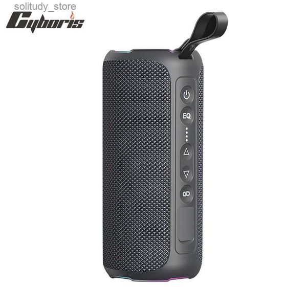 Alto-falantes portáteis Cyberis S7 40W alto-falante Bluetooth de alta potência 3D estéreo baixo alto-falante Bluetooth portátil IPX7 à prova d'água caixa de suspensão TWS adequada Q240328