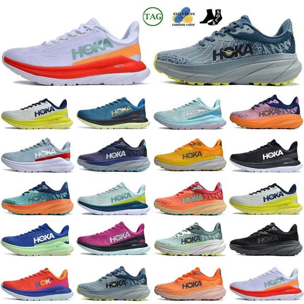 hokka Laufschuhe Damen Herren Trainer Cliftoon 9 8 Boondi Free People Seaweed Triple Weiß Schwarz Lila Outdoor Designer Sport Sneakers