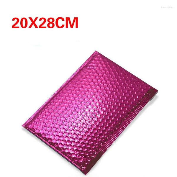 Sacos de armazenamento 10 pc auto-selo adesivo correio plástico poli envelope mailer postal mailing armário organizador rosa vermelho