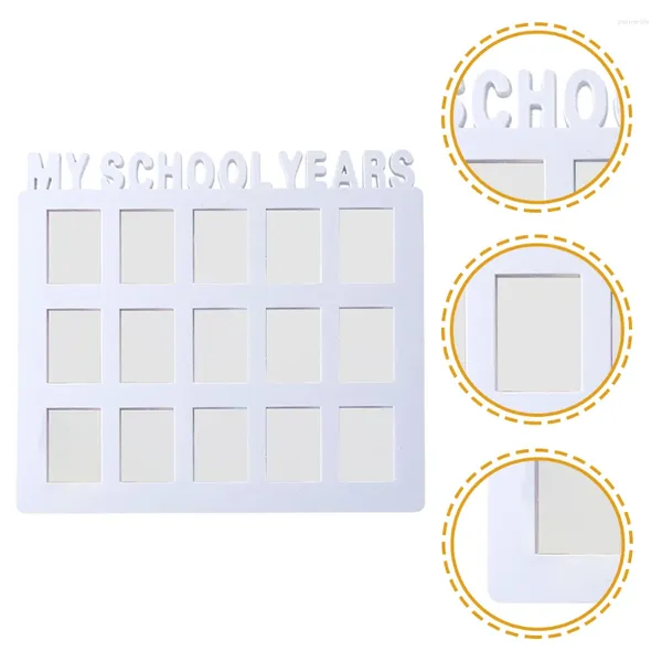 Frames Abschluss-PO-Rahmen für Schuljahre, Ausweisbild, PVC, „Momas Must Haves“-Collage