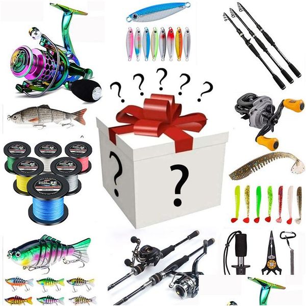 Baits Lures Most Lucky Mystery Lure Köder/Set 100 % gewinnend, hochwertiges Überraschungsgeschenk, Blindbox, zufälliges Angelset 220531 Drop Delive Dhnhs