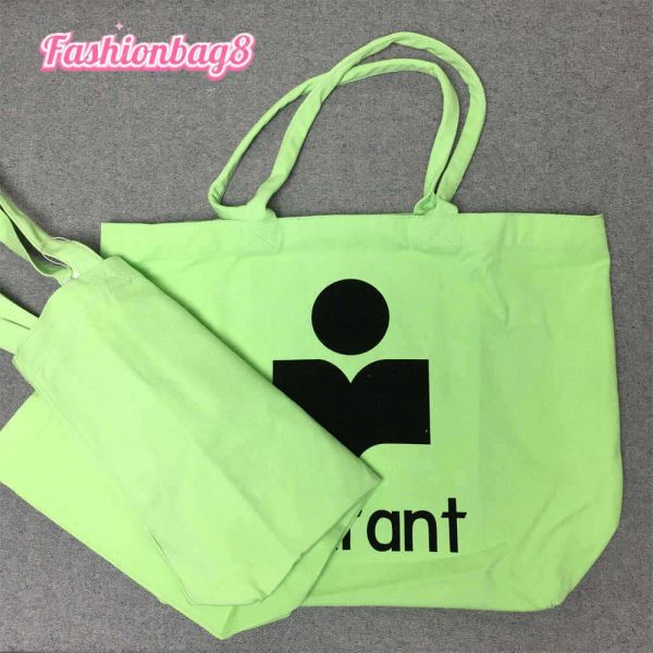 НОВЫЙ Lotte Япония Корея Mrt Marant Холщовая сумка Модная сумка для покупок Большая сумка Большая сумка 100% хлопок156