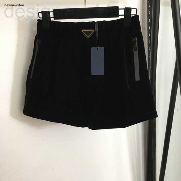 Shorts femininos designer designer mulheres calças decoração menina tamanho s m l moda slim fit zíper frente senhoras calças dez 07 recém chegados 6s88