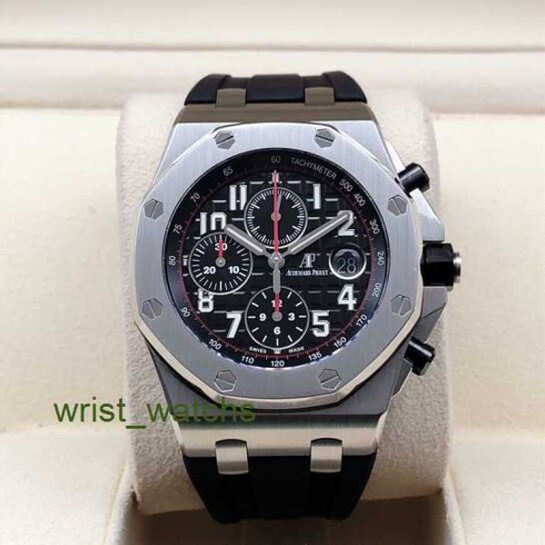 Nice AP Relógio de Pulso Royal Oak Offshore Series Mens Watch 42mm de Diâmetro Precisão Aço Masculino Lazer Relógio de Luxo 26470SO.OO.A002CA.01