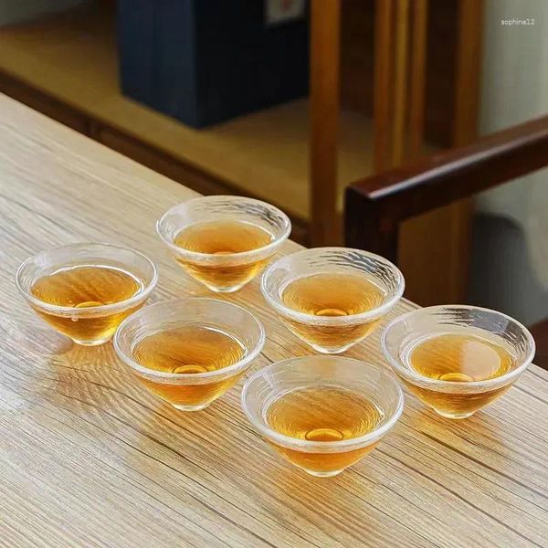 Set di articoli da tè Ciotola Tazze cinesi all'ingrosso Tazza di fiori Tazza di tè Porcellana giapponese Bellissimo set di bicchieri da caffè Tazze da tè 6 pezzi / set Tazze di tazze squisite