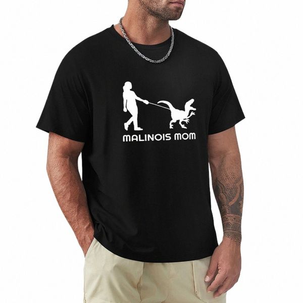 T-shirt malinois belga maglietta divertente magliette gatto t-shirt tinta unita abbigliamento uomo b7yc #