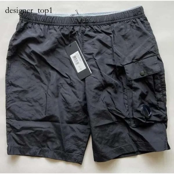 Cp Companys Shorts Europa Designer One Lens Pocket Calças Cp Shorts Casual Tingido Praia Curto Cp Companys Sweatshorts Swim Shorts Outdoor Jogging Treino Preto 7362