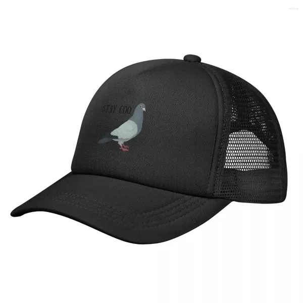 Ball Caps Stay Coo Pigeon Design Baseball Cap Western Hut Trucker Hard Herren Tennis Damen