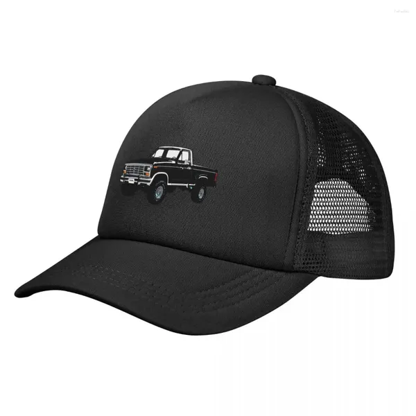 Ball Caps Schwarz 80er Jahre 4x4 F Truck Baseball Cap Modische Snap Back Hut Männer Frauen