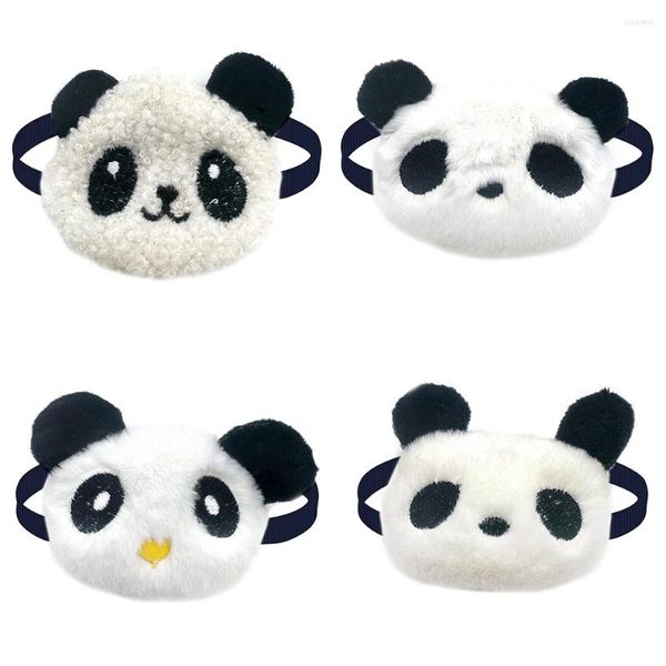 Hundekleidung 30/50pcs Welpe Katze niedliche Fliege Verstellbare Panda -Style Bowties Collar Accessoire Pet Supplies