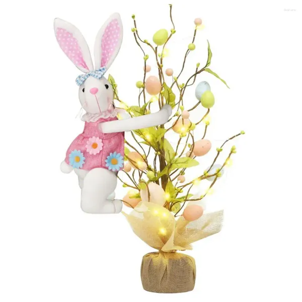 Decorazione per feste Peluche Bambola di Pasqua Albero Top Star Giocattolo Regalo Forniture per vacanze Fiore morbido farcito