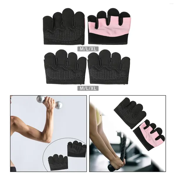 Велосипедные перчатки для тяжелой атлетики, абсорбирующие мягкие ручки, нескользящие, без пальцев, для тренировок, для мужчин и женщин, скалолазание, тяжелая атлетика, йога