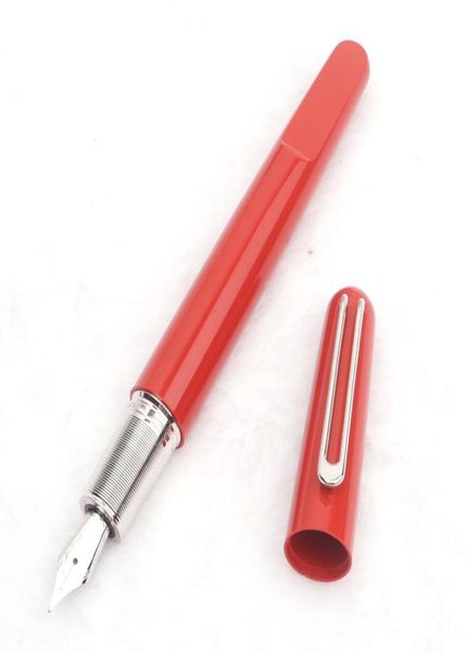 Penne stilografiche rosse carine serie M di lusso con tappo a chiusura magnetica Fornitore di affari per ufficio Scrittura penne a inchiostro fluenti per Lady Gift8270825