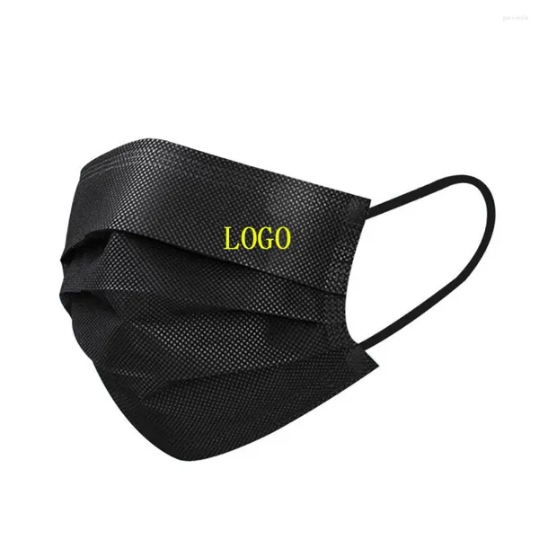 Fontes de festa 50 pçs logotipo máscaras personalizadas personalizar adulto/crianças máscara de inverno cubre bocas gota halloween cosplay mascarilla