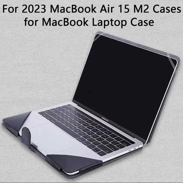 Laptoptaschen Rucksack PU Ledertasche für 2024 MacBook Air 15 15,3 Zoll M2 M3 Hülle für MacBook 13 Pro 14 16,2 Mac 13,6 A3113 24328