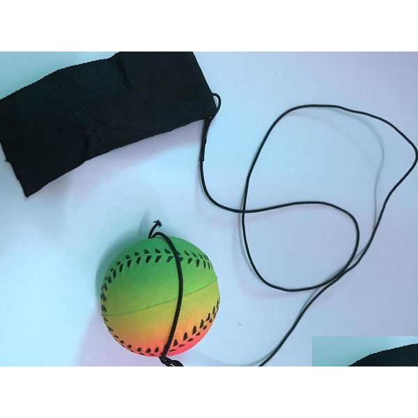 Toplar Toptan Beyzbol ve Voleybol Oyuncakları Yeni Varış Rastgele 5 Stil Eğlenceli Freorcy Floresan Kauçuk Top Bilek Band Damla Teslimat Spor Dhleb