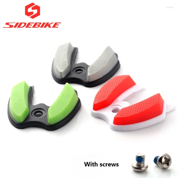 Sapatos de ciclismo sidebike calcanhar de bloqueio de estrada remendo almofada de borracha antiderrapante profissional carbono universal alta qualidade