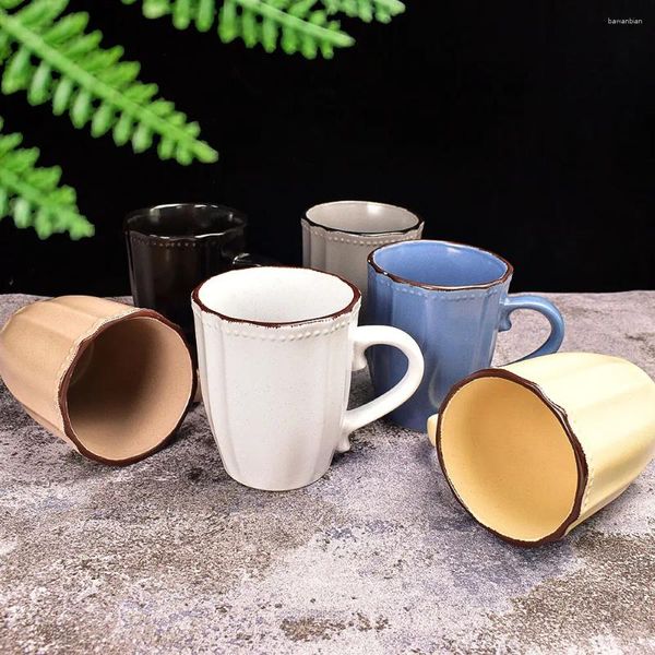 Kupalar 15 oz kahve çay bardağı veya kupa sevenler için mükemmel seti mikrodalga bulaşık makinesi güvenli rustik glaze modern tasarım stoare