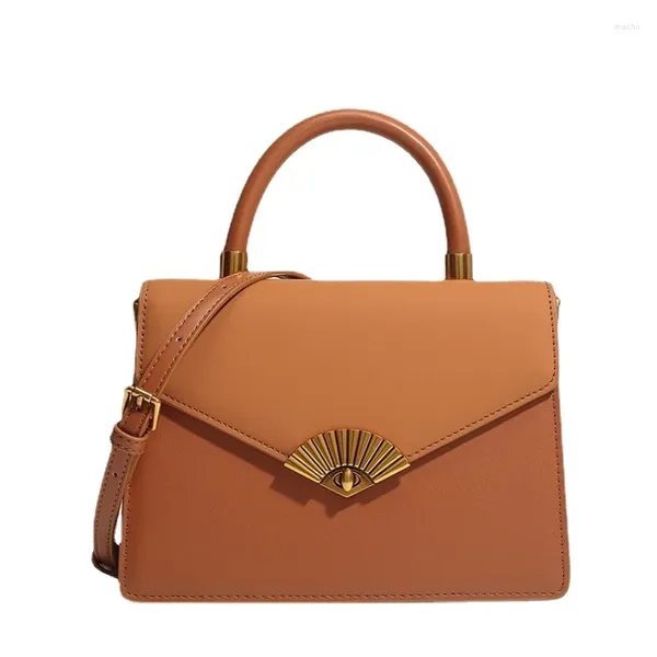 Omuz Çantaları Yüksek kaliteli bayanlar İlkbahar ve Yaz 2024 Niş Tasarım Moda Manuel Şans Faturası Diagonal Bag
