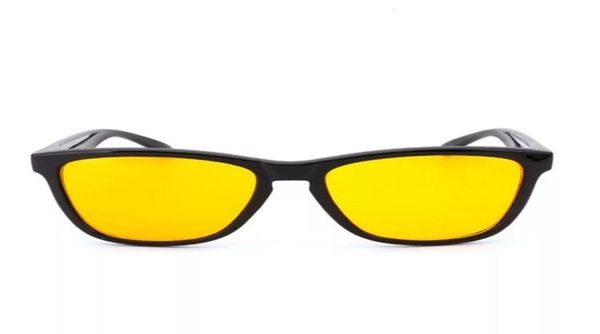 Óculos de visão noturna personalizados farol condução lente amarela óculos uv400 pc óculos de sol5473794