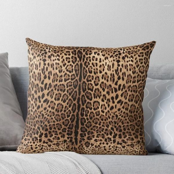 Travesseiro estampa de leopardo pele lance fronha de outono fronhas