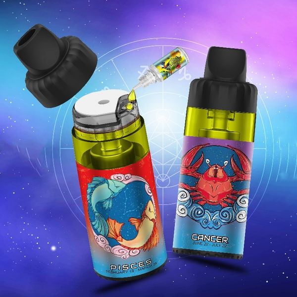 Neue Produkt -Promotion Sunfire Stars 10000 20000 Puffs Einweg Shi 12 Gefälligkeiten Vape Pod Pen Sha SHA Gerät Puff 10k 20k mit nachfüllbarem Design DTL Tornado Vapes Stift