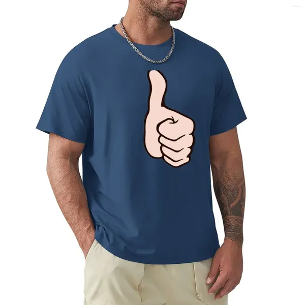 Regatas masculinas polegar para cima polegares super camiseta verão topo grande e alto t camisas para homem suor costumes projetar sua própria camisa