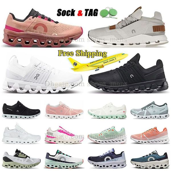 2024 nuove scarpe da corsa cloud spedizione gratuita nuvole nuvolose rapide 3d Rose Red Alloy Eclipse Grey Cloud Monster Nova Hot Pink And White Runner Cloudstratus Dhgate Sneaker