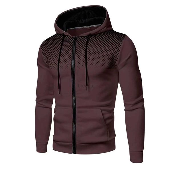 Moletons masculinos Moletons Mens Full Zip Hoodie Cor Sólida Zíper Com Capuz Diário Fitness Básico Fino Fleece Hoodies Moletons Manga Longa Azul Cinza Preto 24328