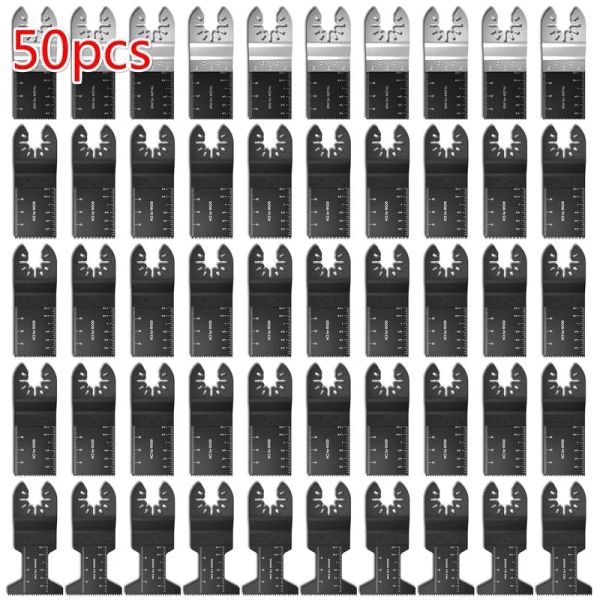 Zaagbladen 20100pc Lâminas de serra multifuncionais bimetálicas de precisão Lâmina oscilante Kit de corte multi madeira Ferramenta de aglomerado Lâmina de serra circular