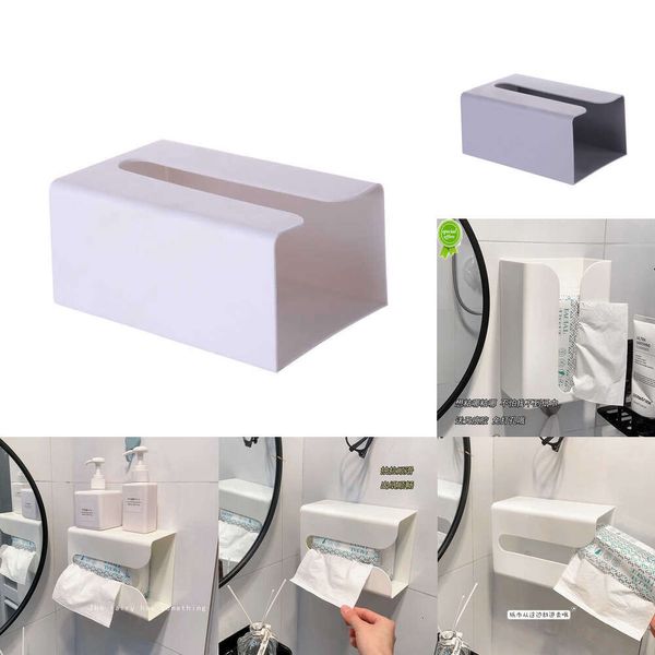 2024 badezimmer Tissue Boxen Papier Halter Wand Hängen Tissue Box Tissue Racks Küche Serviette Lagerung Rack Wc Papier Spender