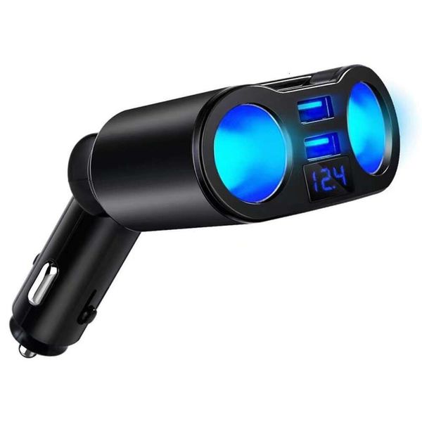 Upgrade Auto Auto Zigarettenanzünder Splitter Ladegerät Dual USB Auto Zigarettenanzünder Steckdosen Netzteil Stecker für die meisten Telefone