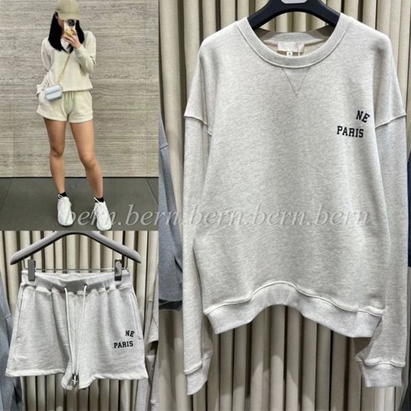 Premium Moda Mektubu Basılı Tişört Kadın Üstleri Tişört Tişört Tees Hoodie Örgü Sweaters Denim Ceket Seti