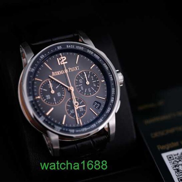 Наручные часы Moissanite AP 26393CR Мужские часы с платиновым кругом Автоматические механические швейцарские знаменитые часы с дисплеем даты Роскошные