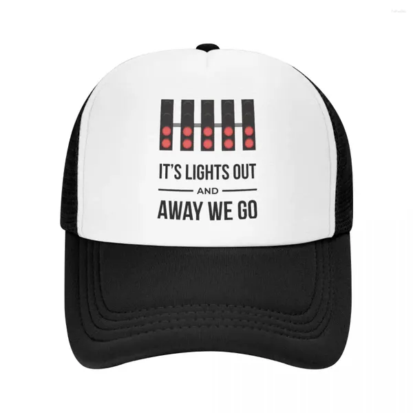 Ball Caps Punk It's Lights Out And Away We Go Baseball Cap Damen Herren Verstellbare Trucker Hat Sonnenschutz Snapback