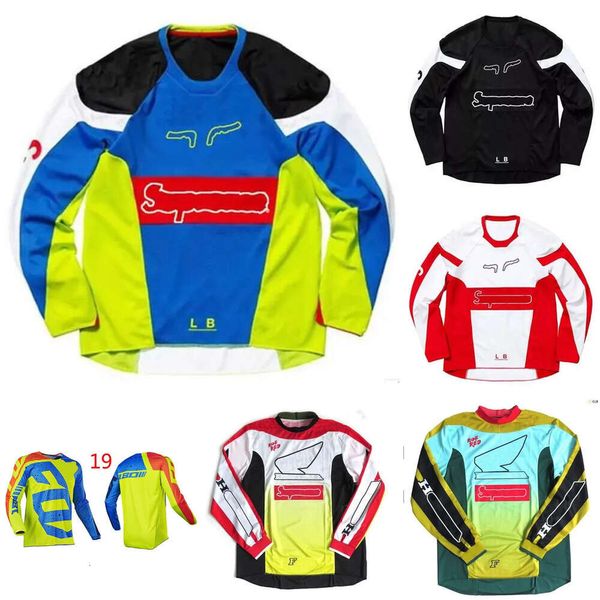 Atualizar nova primavera e outono roupas de ciclismo de motocicleta corrida downhill jérsei personalizado com o mesmo estilo