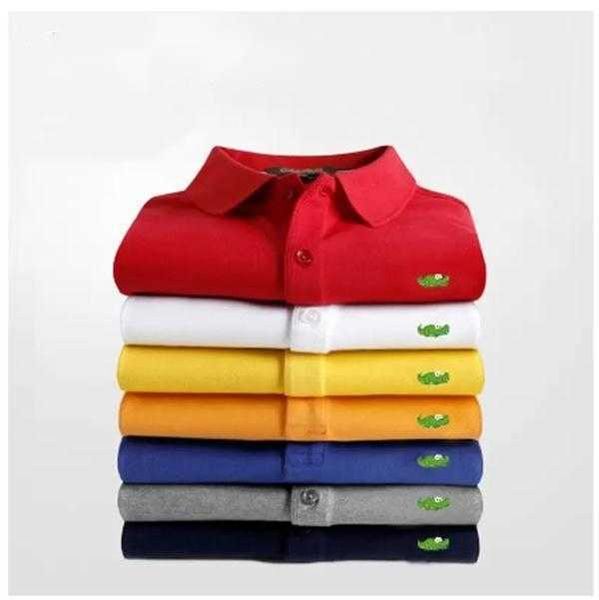 Yüksek kaliteli bahar lüks İtalya erkekler tişört tasarımcısı polo gömlekleri yüksek sokak nakış küçük at timsah giyim kıyafetleri erkek marka polo gömlek boyutu Z5D