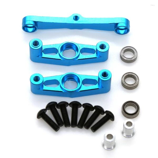 Relógios de parede Conjunto de direção de metal com rolamento para Tamiya02-02 1/10 RC Car Upgrade Parts