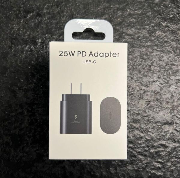 Carregador pd de 25w para samsung s23 s22 s21 note adaptador de carregamento super rápido usb c pps tomada de carga rápida eua ue