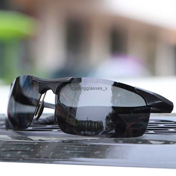 Jet 803 алюминиево-магниевые поляризованные велосипедные спортивные зеркальные солнцезащитные очки для бега марафона на открытом воздухе для мужчин и женщин
