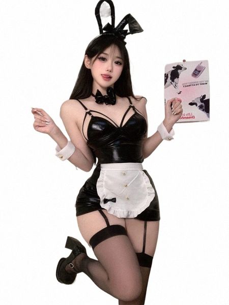 Lolita quente traje babydoll dr uniforme erótico role play bonito ao vivo mostrar mulheres sexy lingerie cosplay trajes empregada doméstica l3j5 #