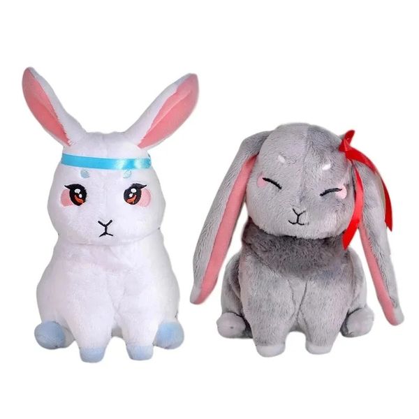 Mo Dao Zu Shi Plüschtier Peluche Kawaii Mo Dao Zu Shi Kaninchen Stofftier Wei Wu Xian Lan Wang Ji Haustier Plüschtiere Geburtstagsgeschenke 240315