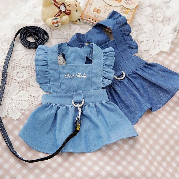 Vestuário de vestuário de vestuário para cães Vestido de primavera e arnês de verão com camisa D-ringue de gato de gato colete de gato filhote de cachorro ao ar livre tira no peito pug pug