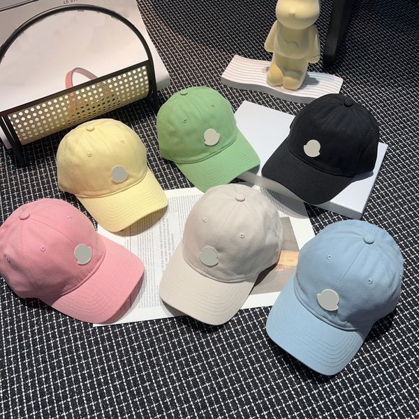 Morandi cor boné de beisebol casual sólido bola boné moda rua chapéus designer ajustável macio topo bonés unisex dos desenhos animados chapéu de sol doces cores casquette