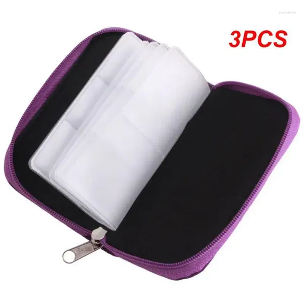 Depolama Çantaları 3pcs Evrensel Elektronik Aksesuarlar Organizatör/Seyahat Gadget Çanta Kablolar İçin Hafıza Kartları Flash Sabit Sürücü Kartı