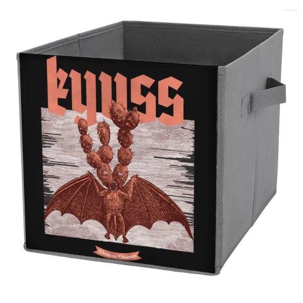 Сумки для хранения, складная коробка, очиститель Kyuss Demon, классические контейнеры, большая вместимость игрушек для домашних животных, прочная новинка, портативная ванная комната