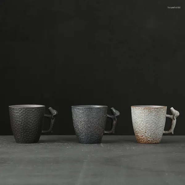 Tazze da tè Tazza da tè in ceramica grezza stile giapponese Tazza singola in ceramica Set creativo Tazza piccola ciotola